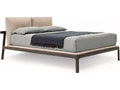 Fushimi Modern Platform Bed with Upholstered Headboard