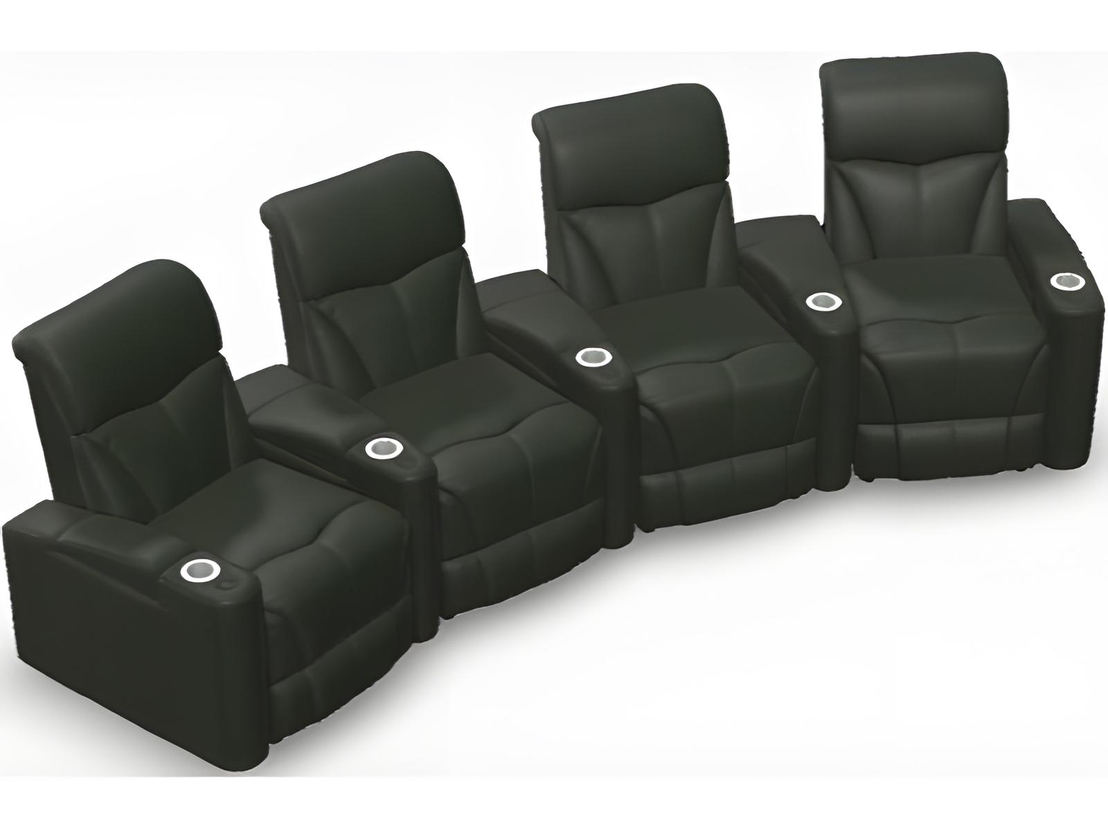 Vivid Modular Sectional Sofa with Power Recline and USB Charging