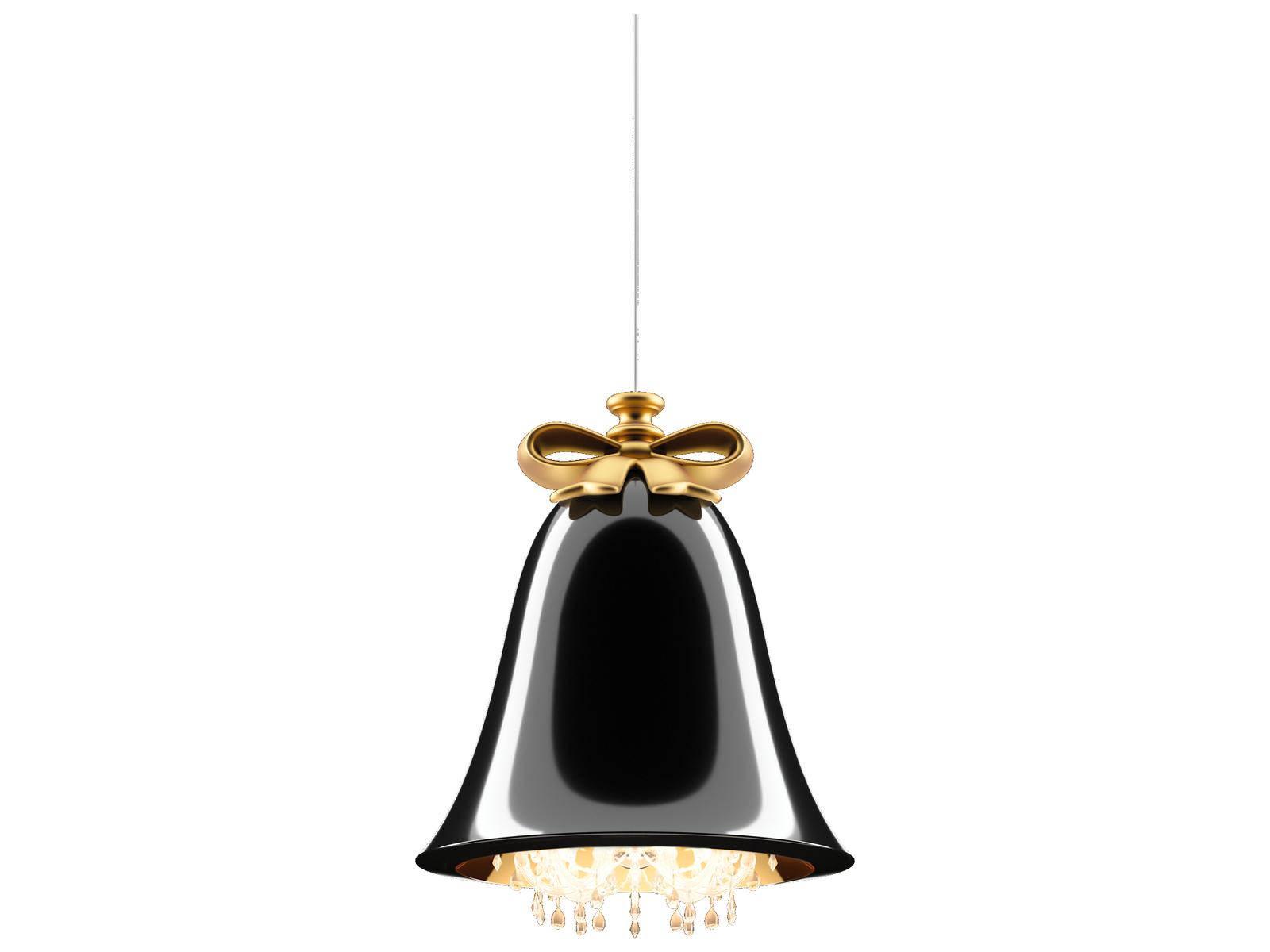 Qeeboo Mabelle 12-Light Bell Chandelier in Black by Marcel Wanders Studio