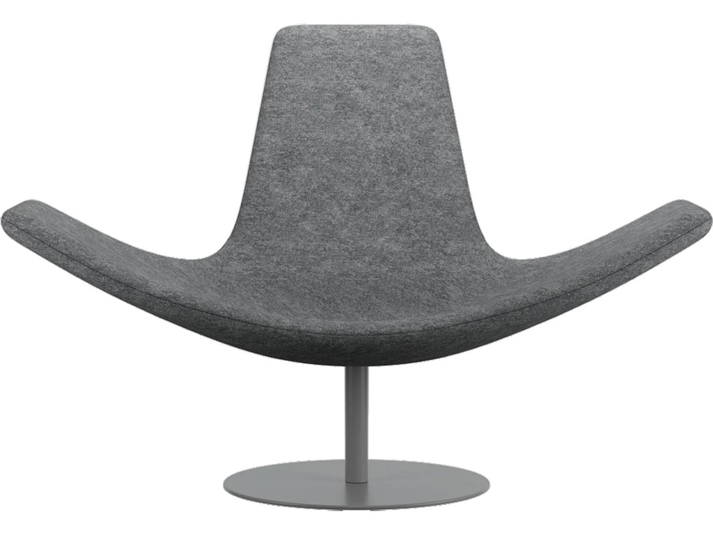 Wing Gray Accent Chair Chaise Lounge by Stefano Giovannoni