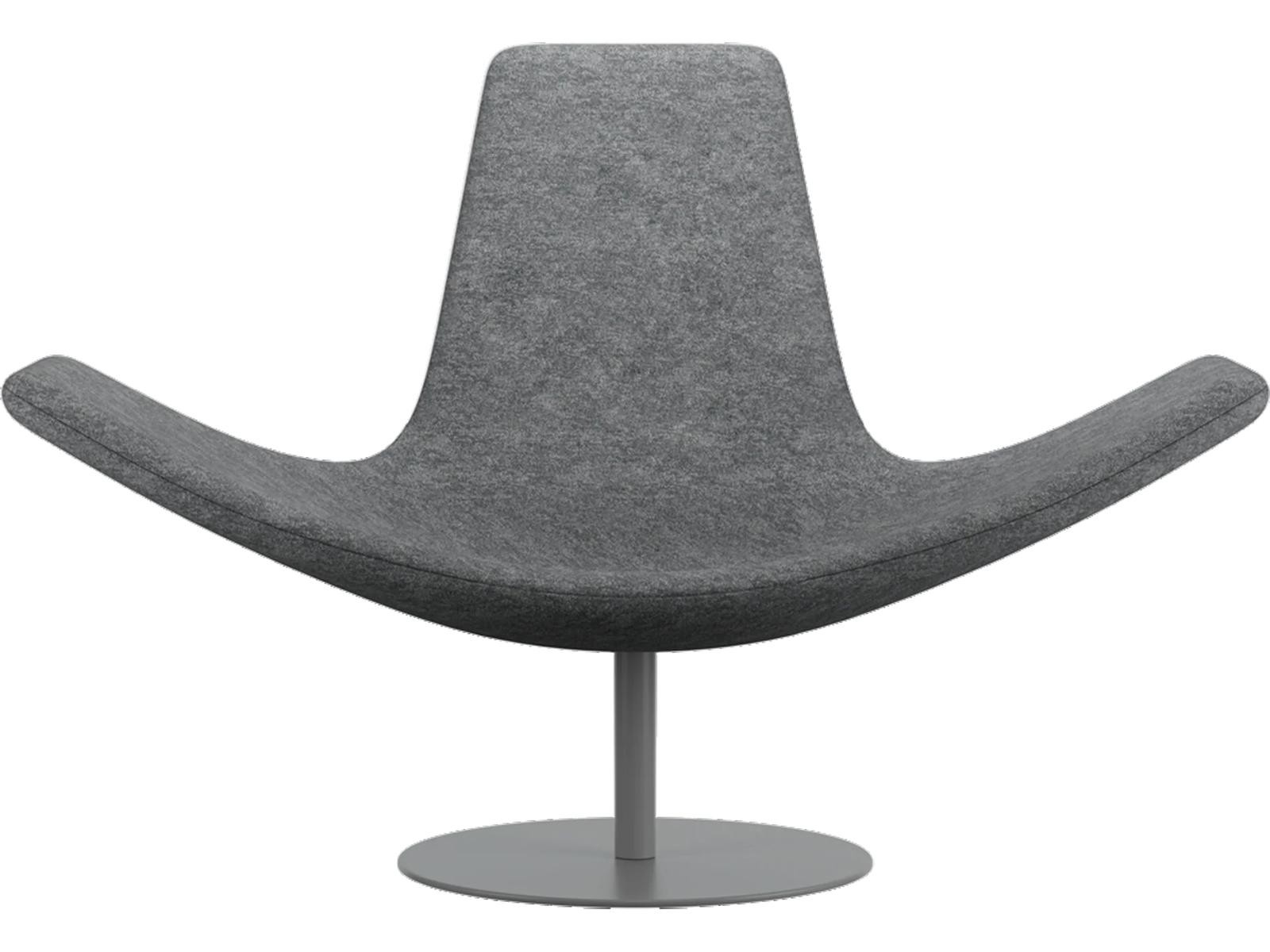 Wing Gray Accent Chair Chaise Lounge by Stefano Giovannoni