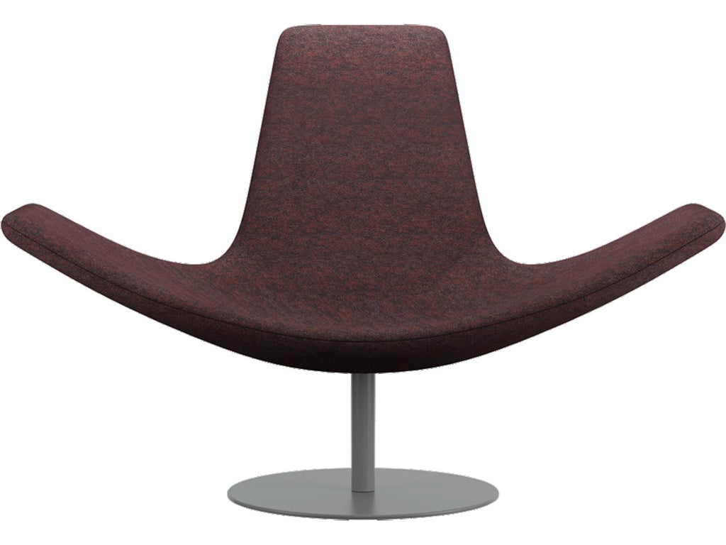 Wing Transformable Accent Chair in Burgundy Kvadrat Fabric