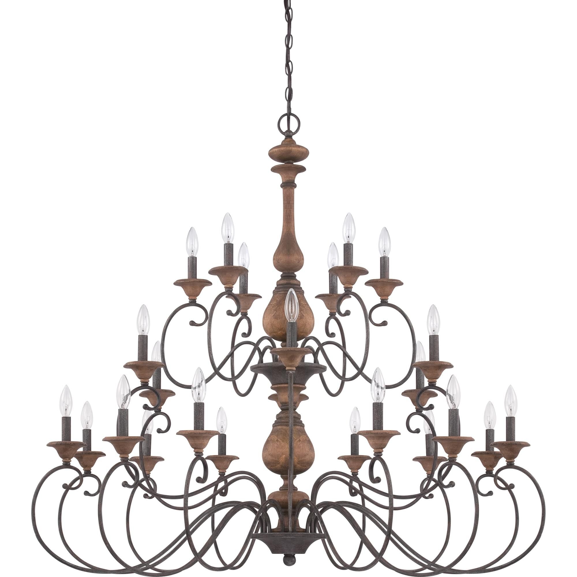Quoizel Auburn 48 Inch 24 Light Chandelier Cp121484