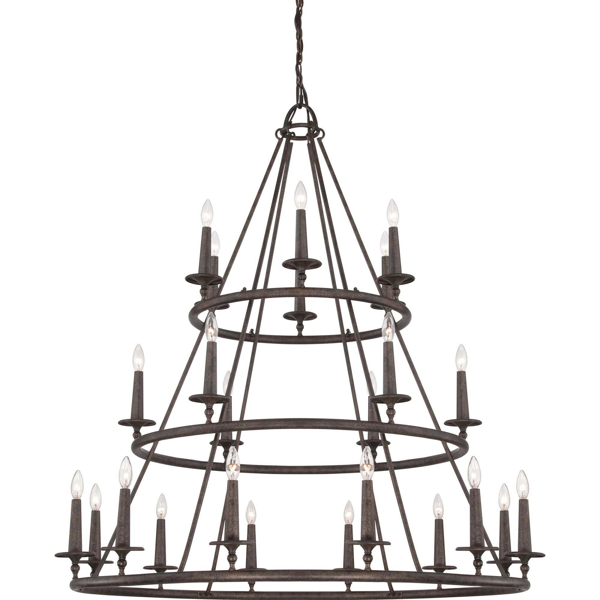 Quoizel Voyager 48 Inch 24 Light Chandelier Cp180561