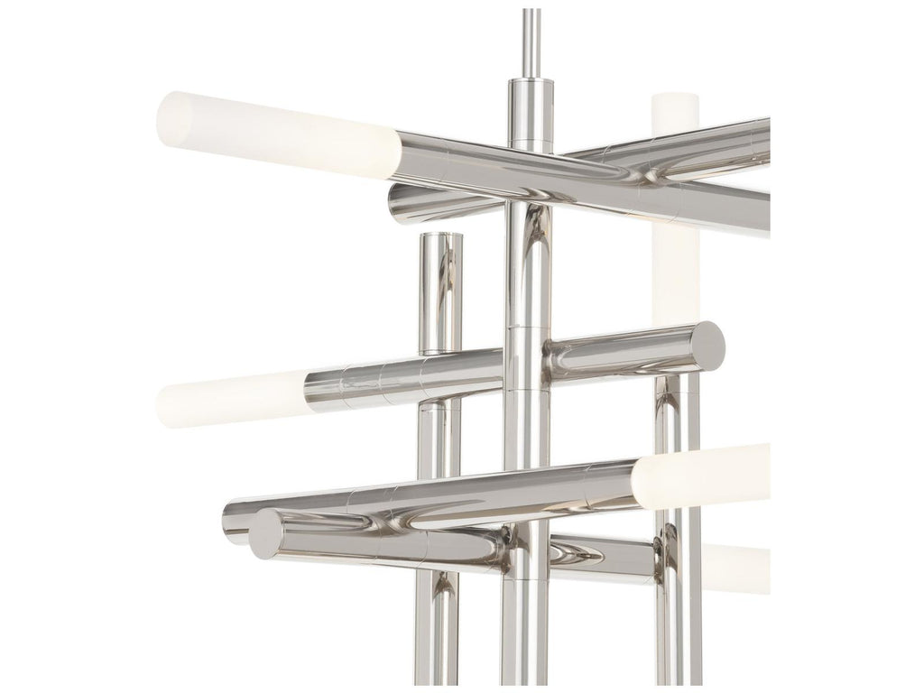 Regina Andrew 8-Light Cass Geometric Chandelier in Polished Nickel