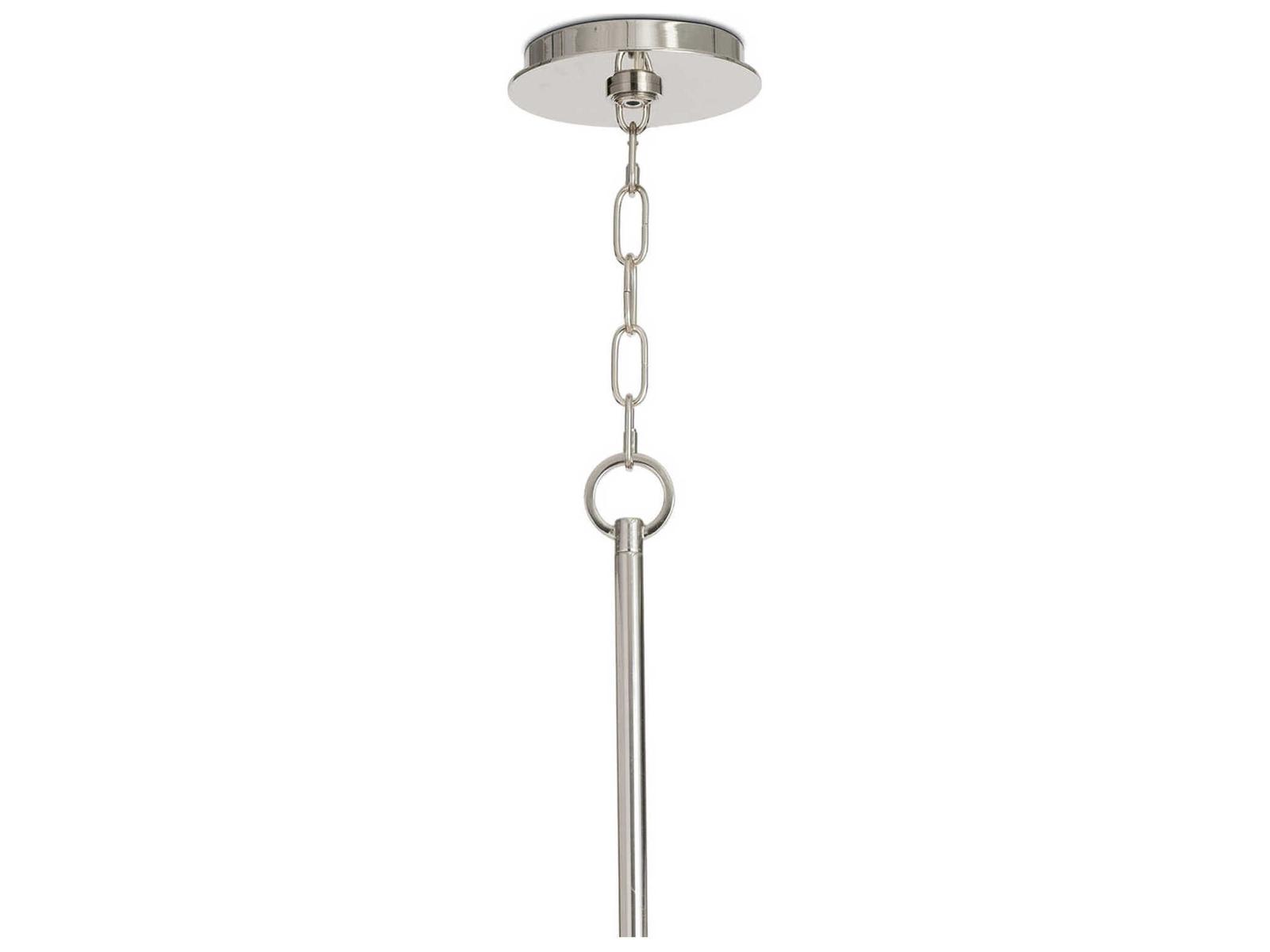Regina Andrew Dion 12-Light Polished Nickel Globe Tiered LED Chandelier