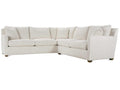 Lilah 2-Piece Cream Upholstered Sectional Sofa
