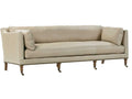 Madeline 3-Seat Aniline Leather Sofa in Latte Cream
