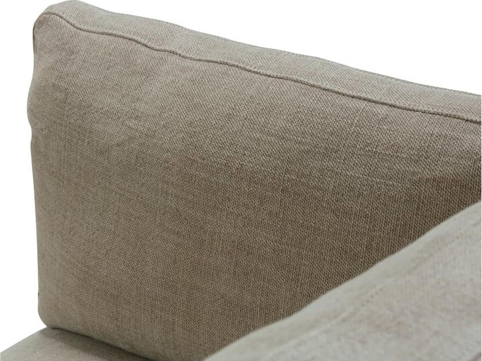 Sylvie 4-Seat Upholstered Bench Cushion Sofa in Gray