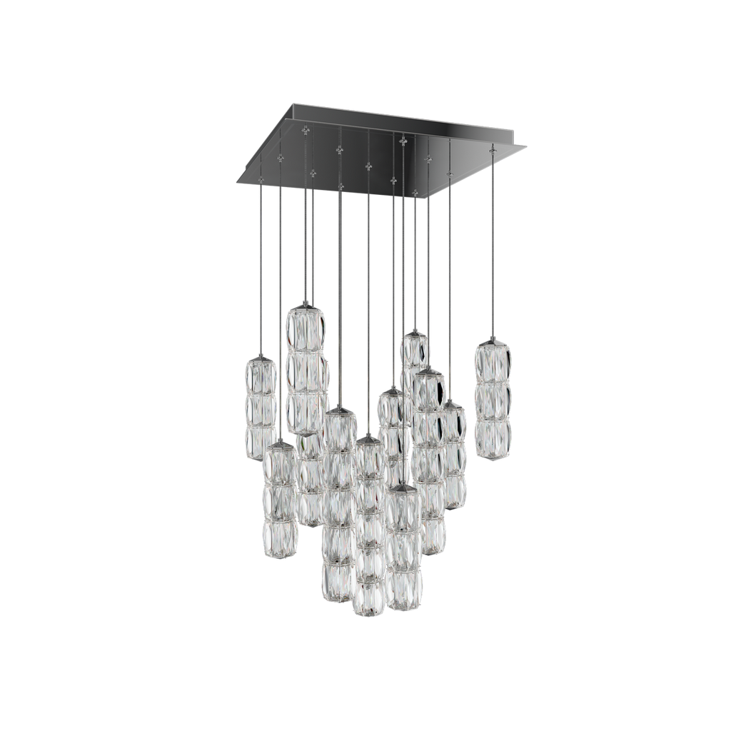 Schonbek Verve 13-Light Square Multi-Light Pendant