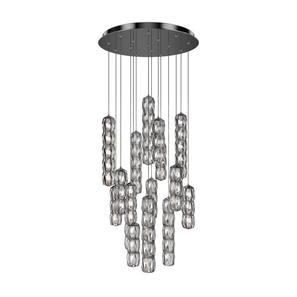 Schonbek Verve 15-Light Round Multi-Light Pendant