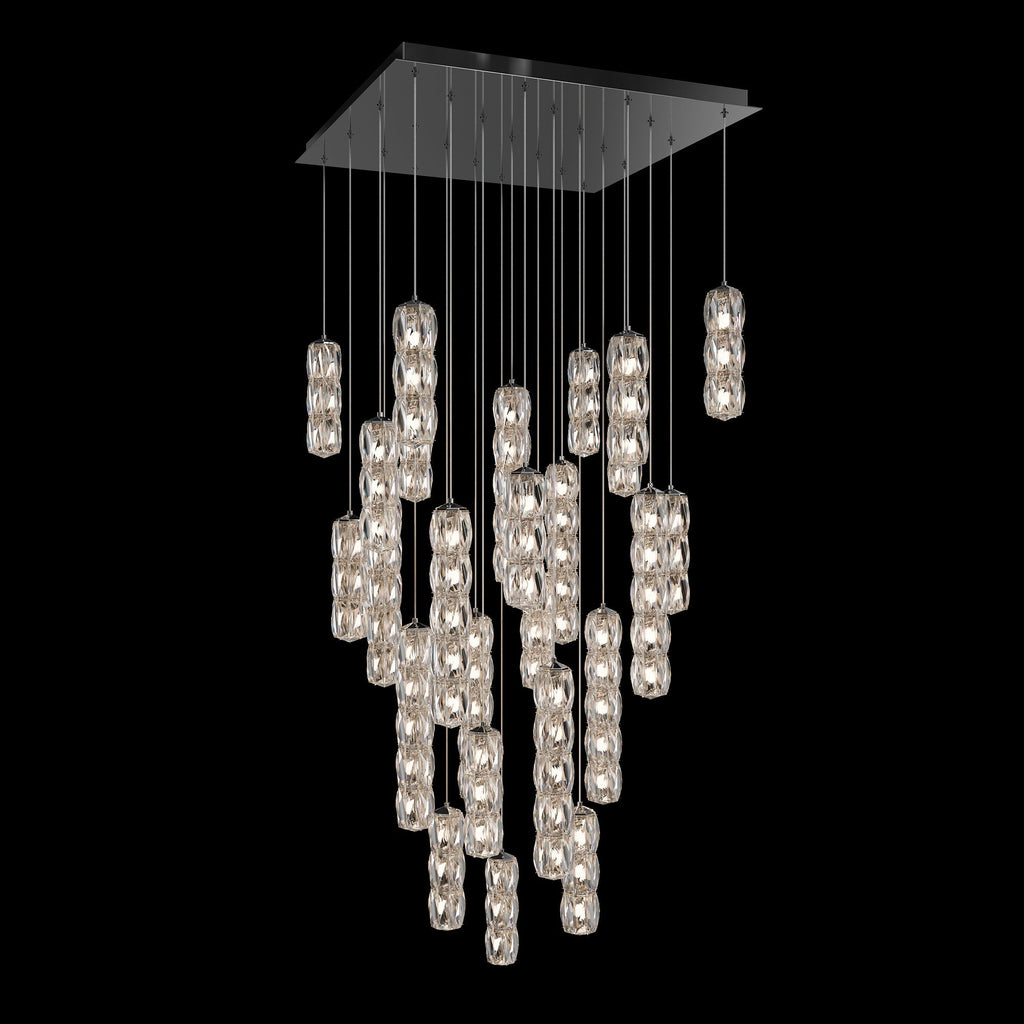Schonbek Verve 25-Light Square Multi-Light Pendant