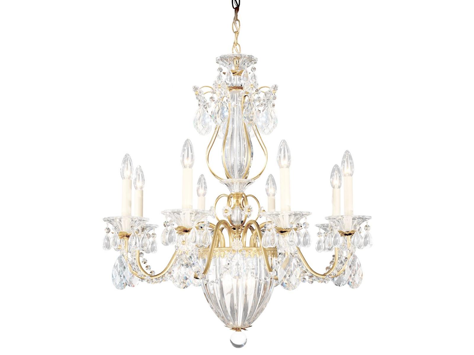 Schonbek 11-Light Bagatelle Chandelier Antique Silver