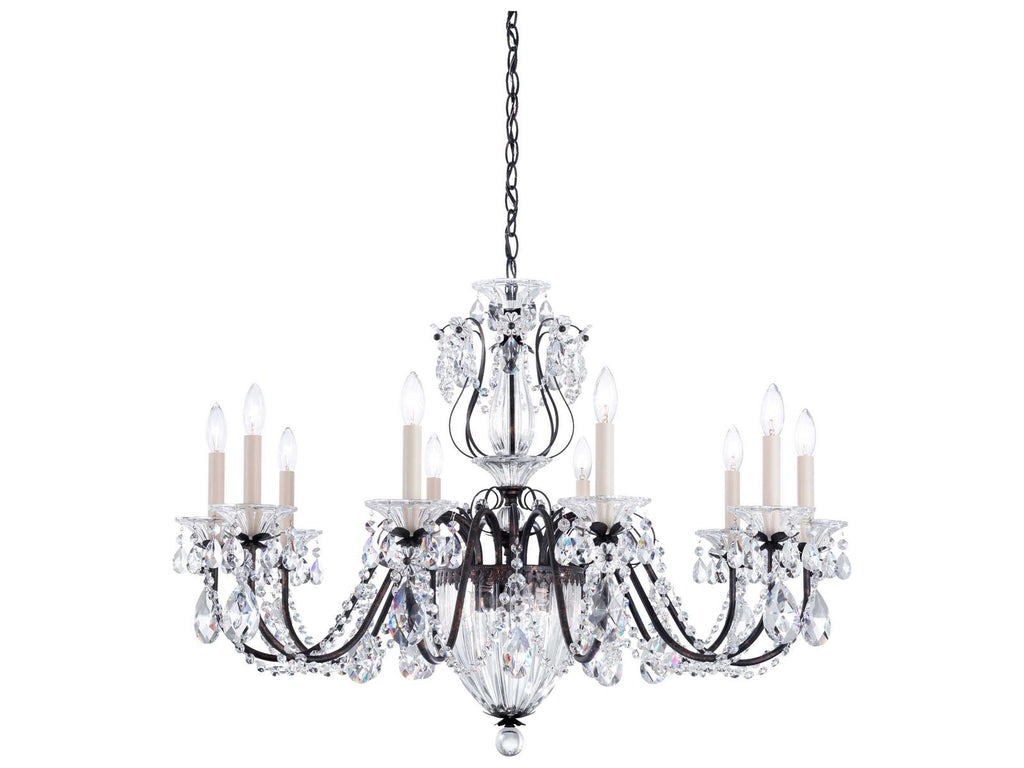 Schonbek Bagatelle 13-Light Chandelier with Heritage Handcut Crystal