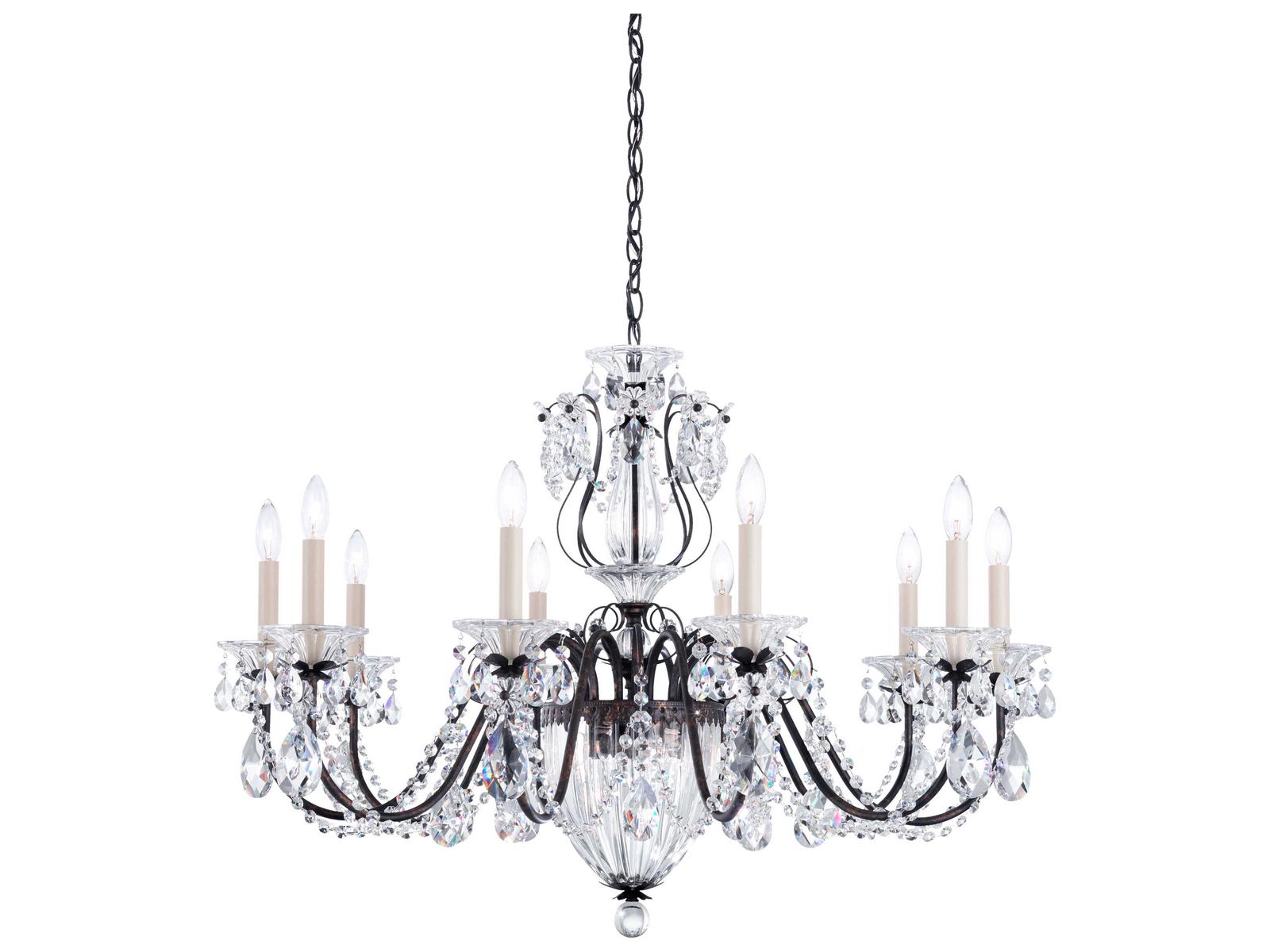 Schonbek Bagatelle 13-Light Chandelier with Heritage Handcut Crystal