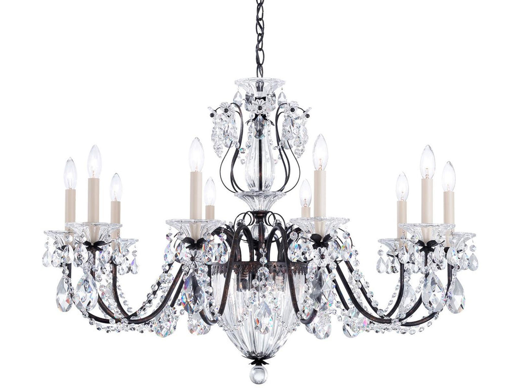 Schonbek Bagatelle 13-Light Chandelier with Heritage Handcut Crystal