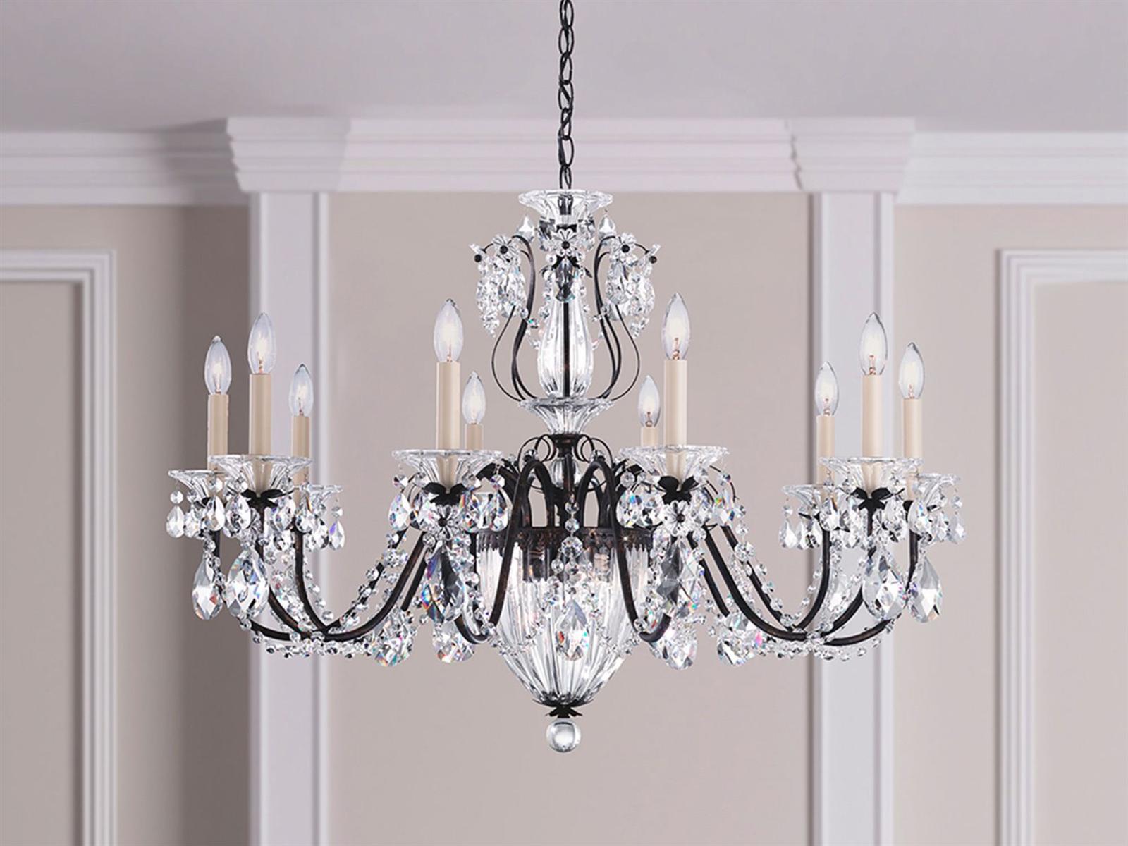 Schonbek Bagatelle 13-Light Chandelier with Heritage Handcut Crystal