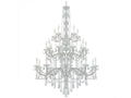 Schonbek 25-Light Arlington Crystal Chandelier in Polished Silver