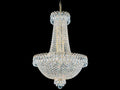 Schonbek 12-Light Camelot Crystal Empire Chandelier in Polished Gold