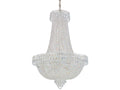 Schonbek 22-Light Camelot Empire Chandelier in Polished Silver with Optic Crystal