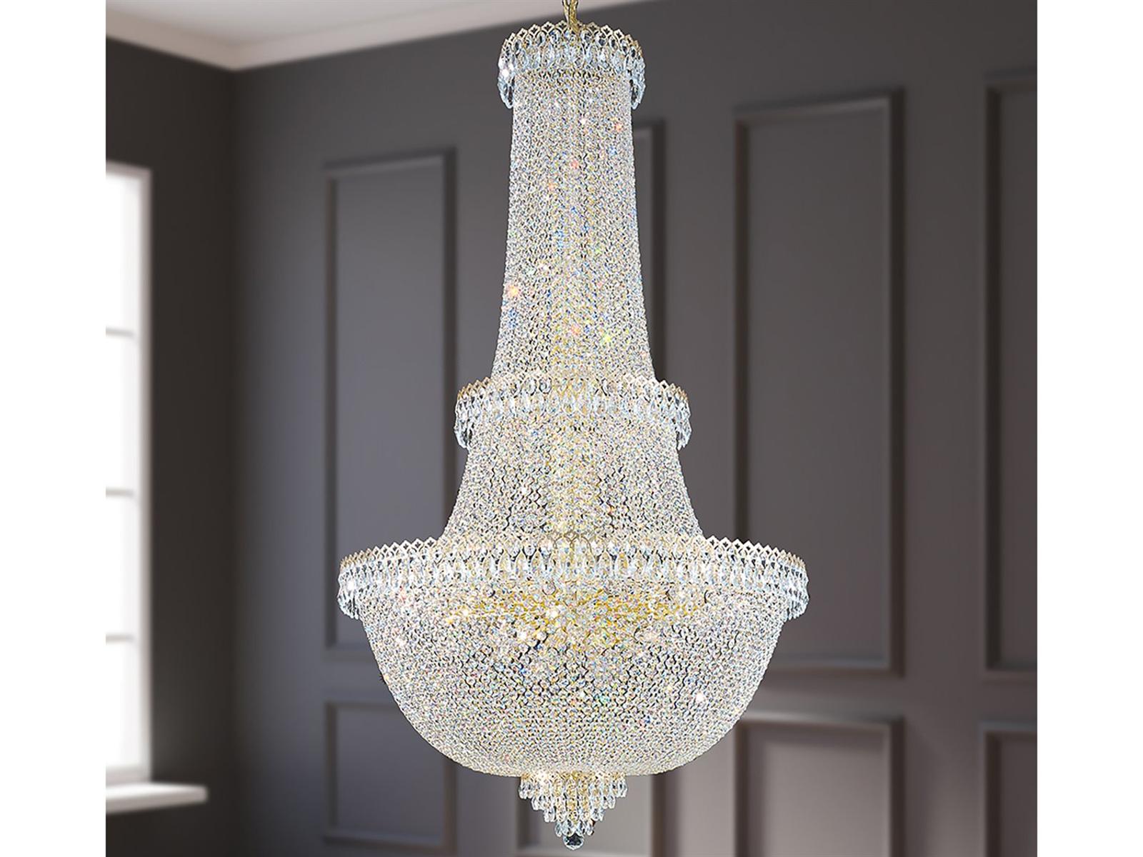 Schonbek Camelot 57-Light Crystal Empire Chandelier