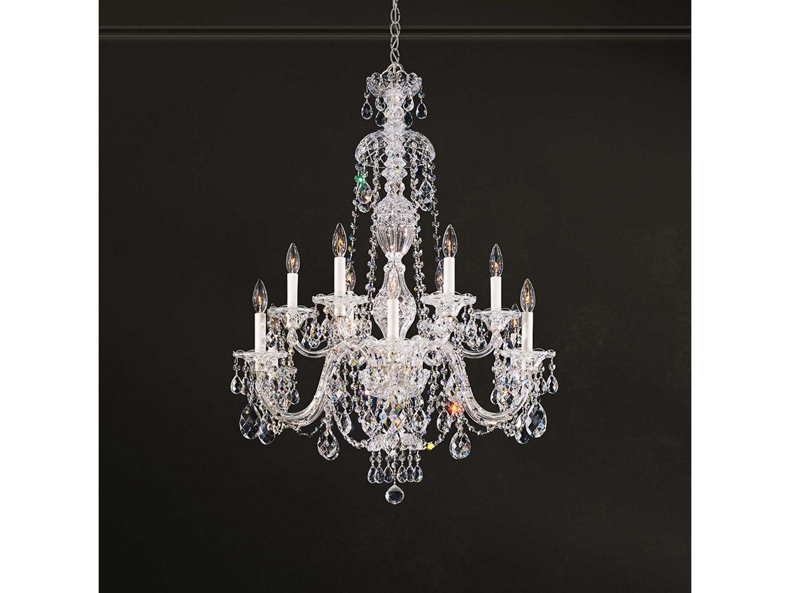 Schonbek 12-Light Sterling Chandelier