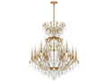 Schonbek 16-Light Renaissance Rock Crystal Candelabra Chandelier with Quartz Crystal