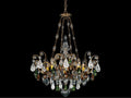 Schonbek 8-Light Renaissance Rock Crystal Candelabra Chandelier in Heirloom Bronze