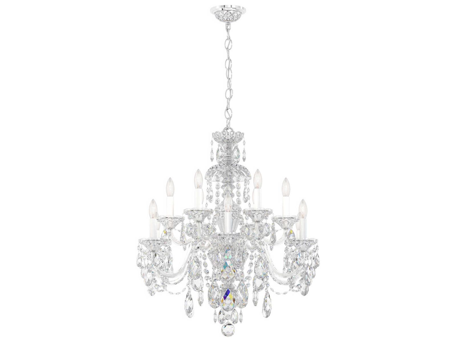 Schonbek 12-Light Sterling Chandelier