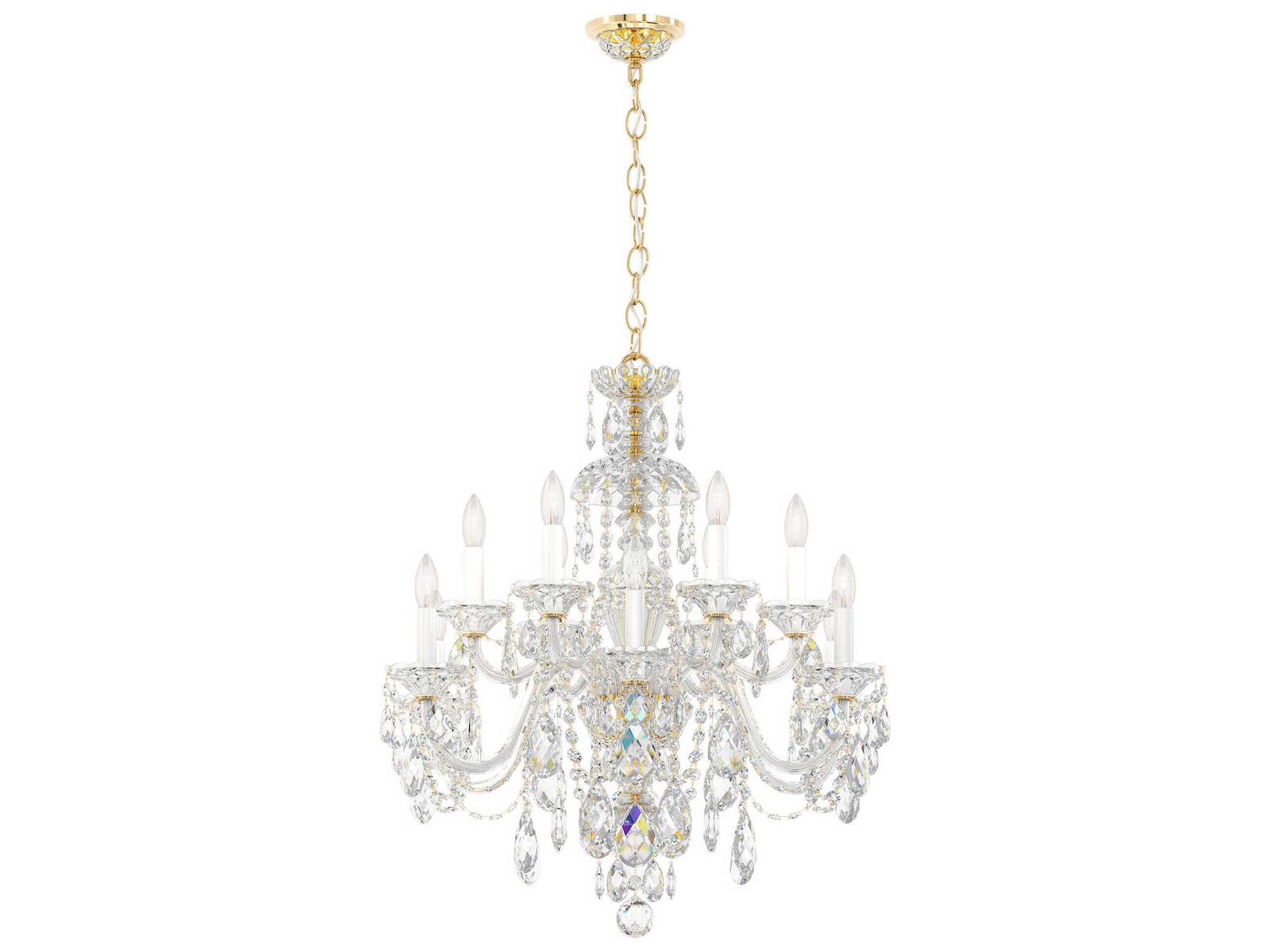 Schonbek 12-Light Sterling Chandelier