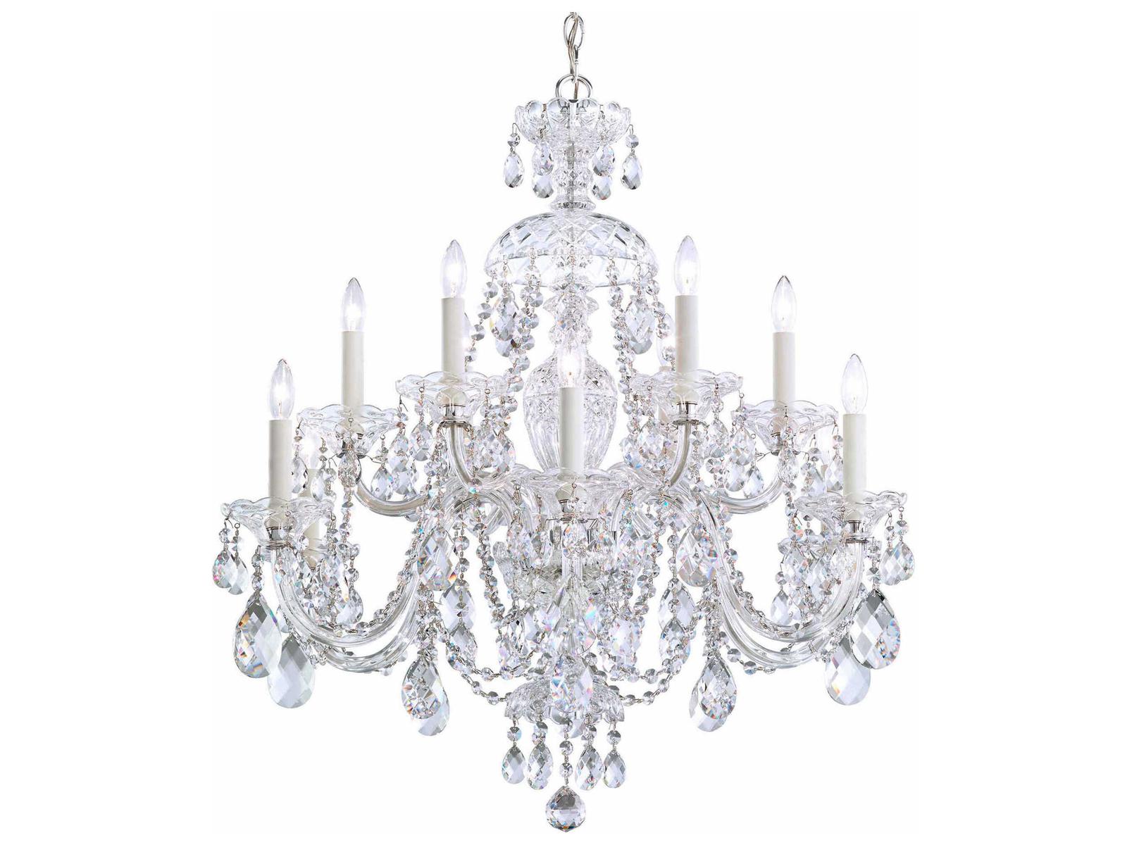 Schonbek 12-Light Sterling Chandelier