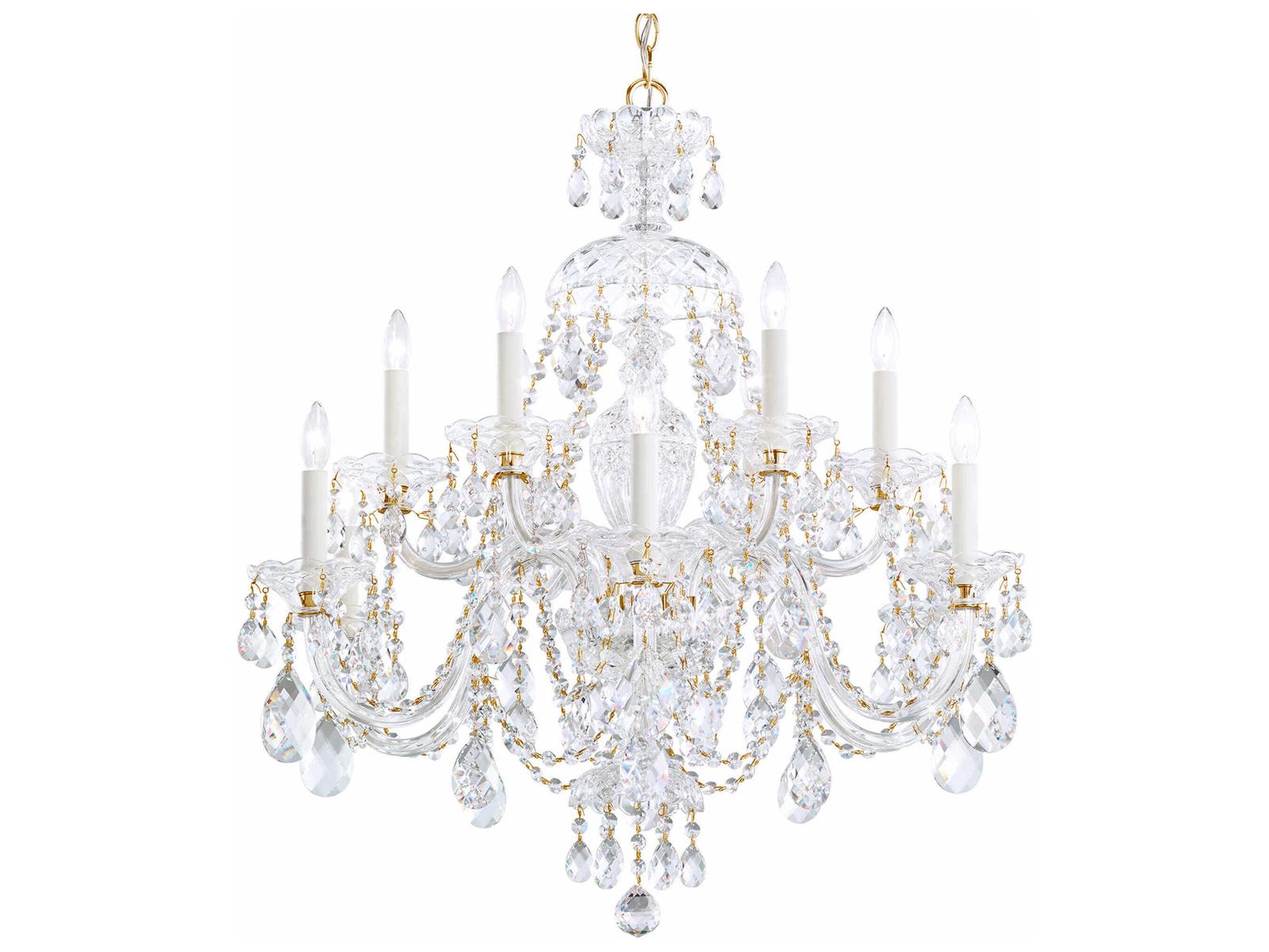 Schonbek 12-Light Sterling Chandelier
