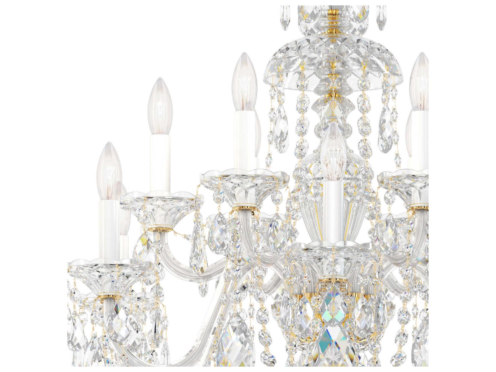 Schonbek 12-Light Sterling Chandelier