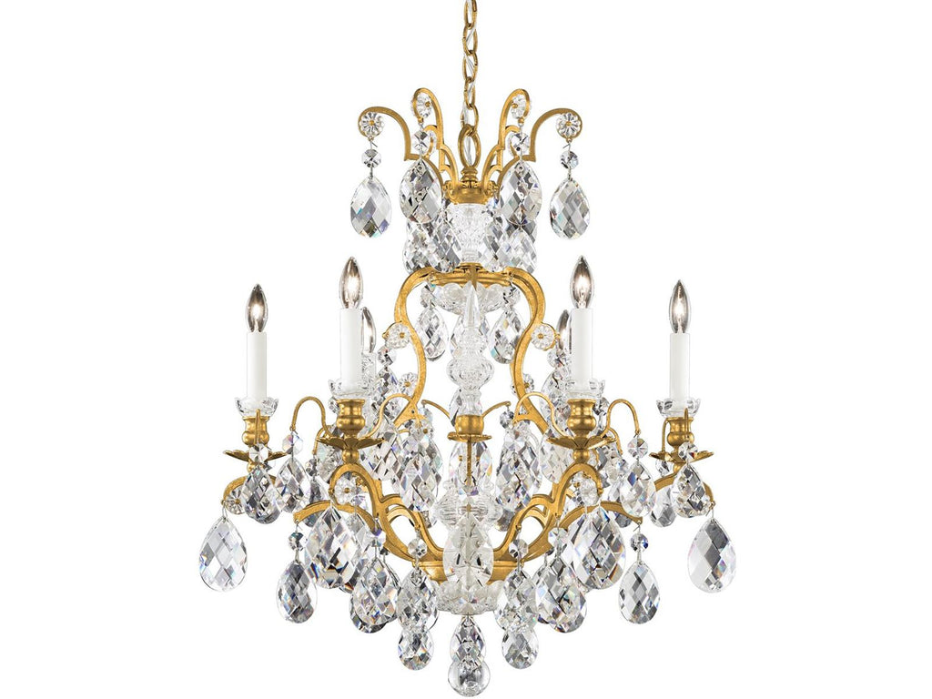 Schonbek 7-Light Renaissance Chandelier