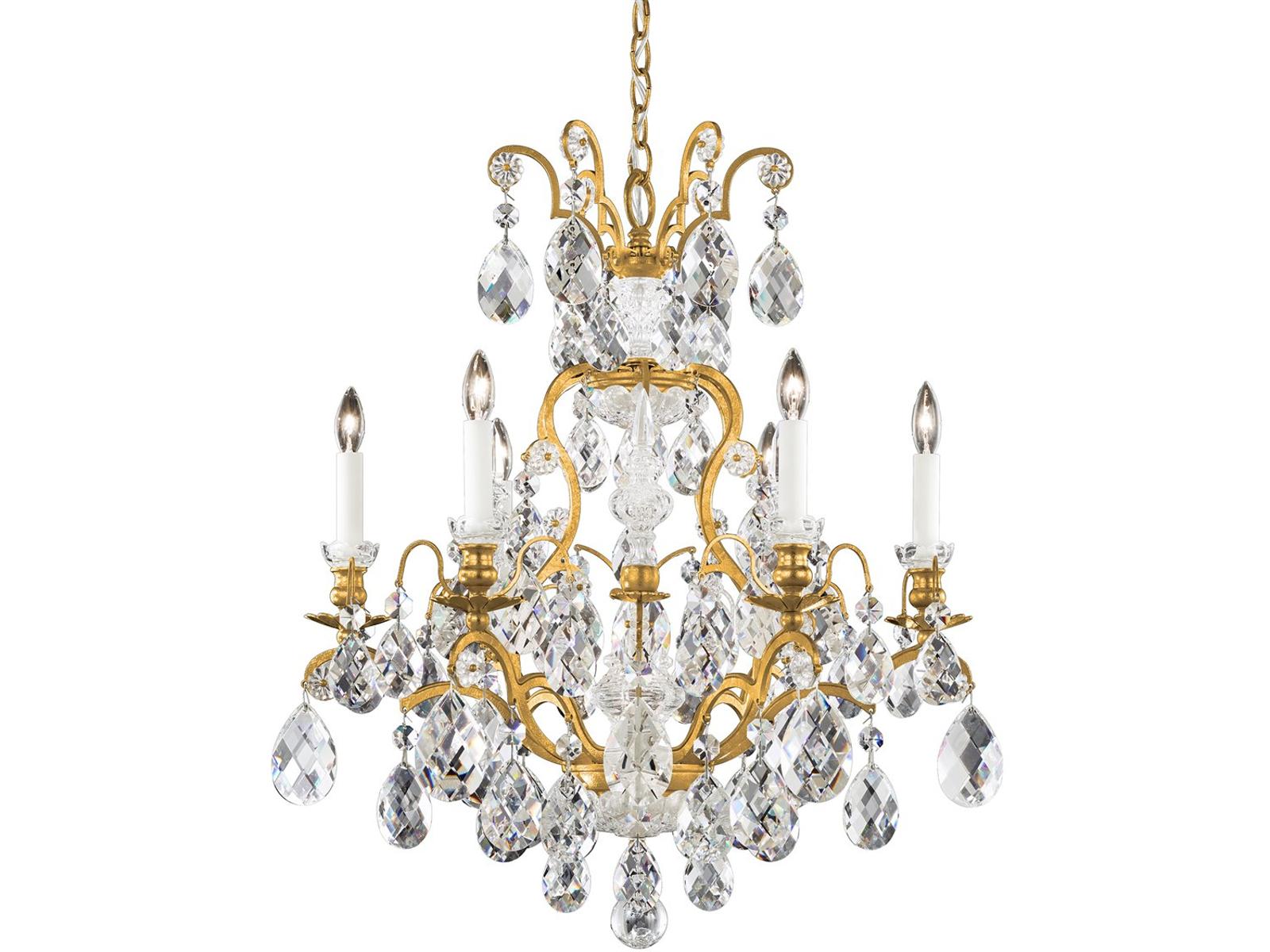 Schonbek 7-Light Renaissance Chandelier