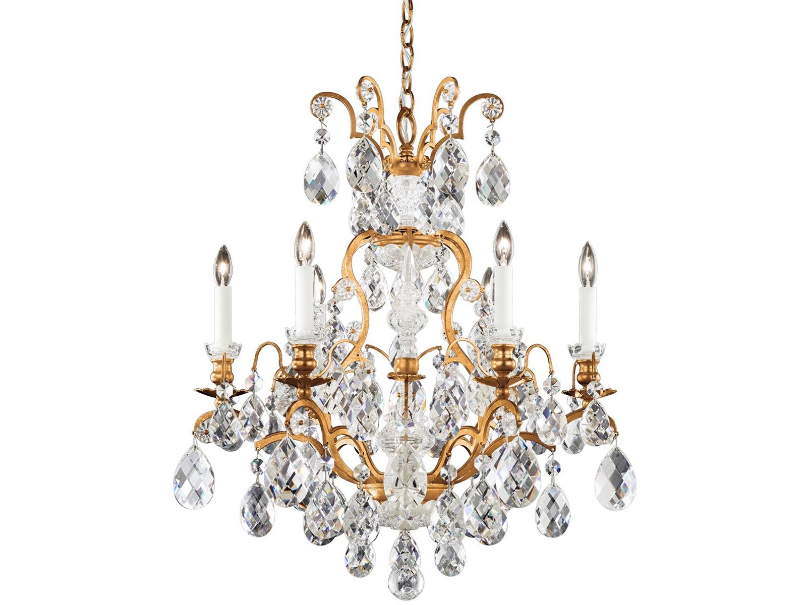 Schonbek 7-Light Renaissance Chandelier