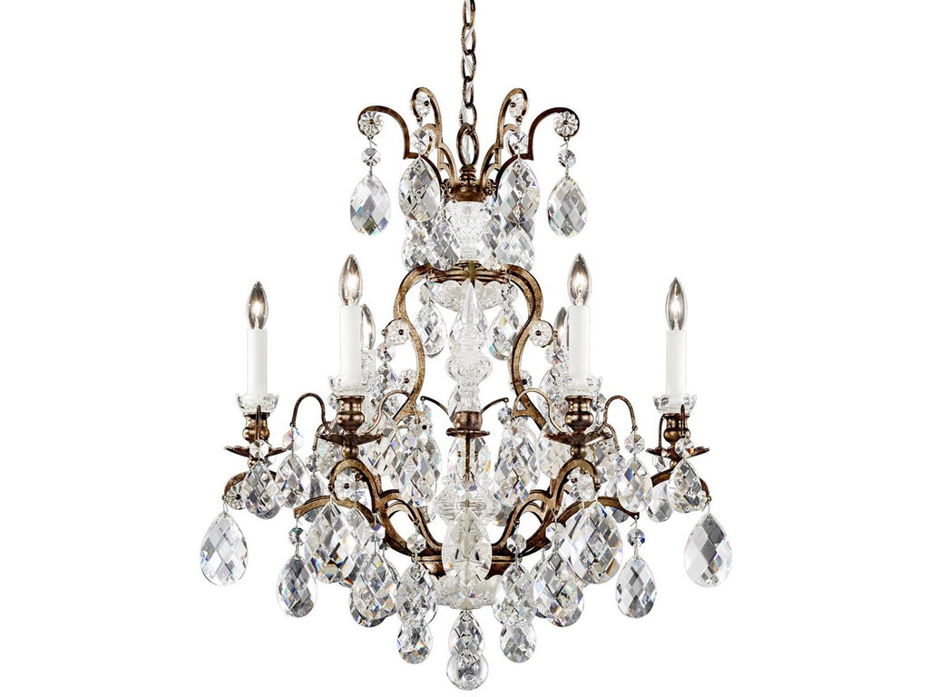 Schonbek 7-Light Renaissance Chandelier