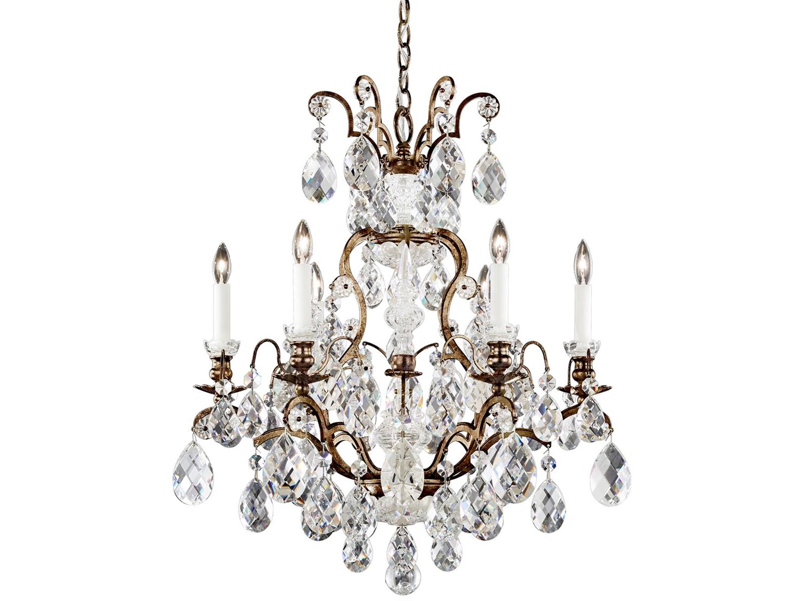 Schonbek 7-Light Renaissance Chandelier