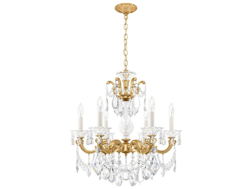 Schonbek 6-Light La Scala Crystal Chandelier