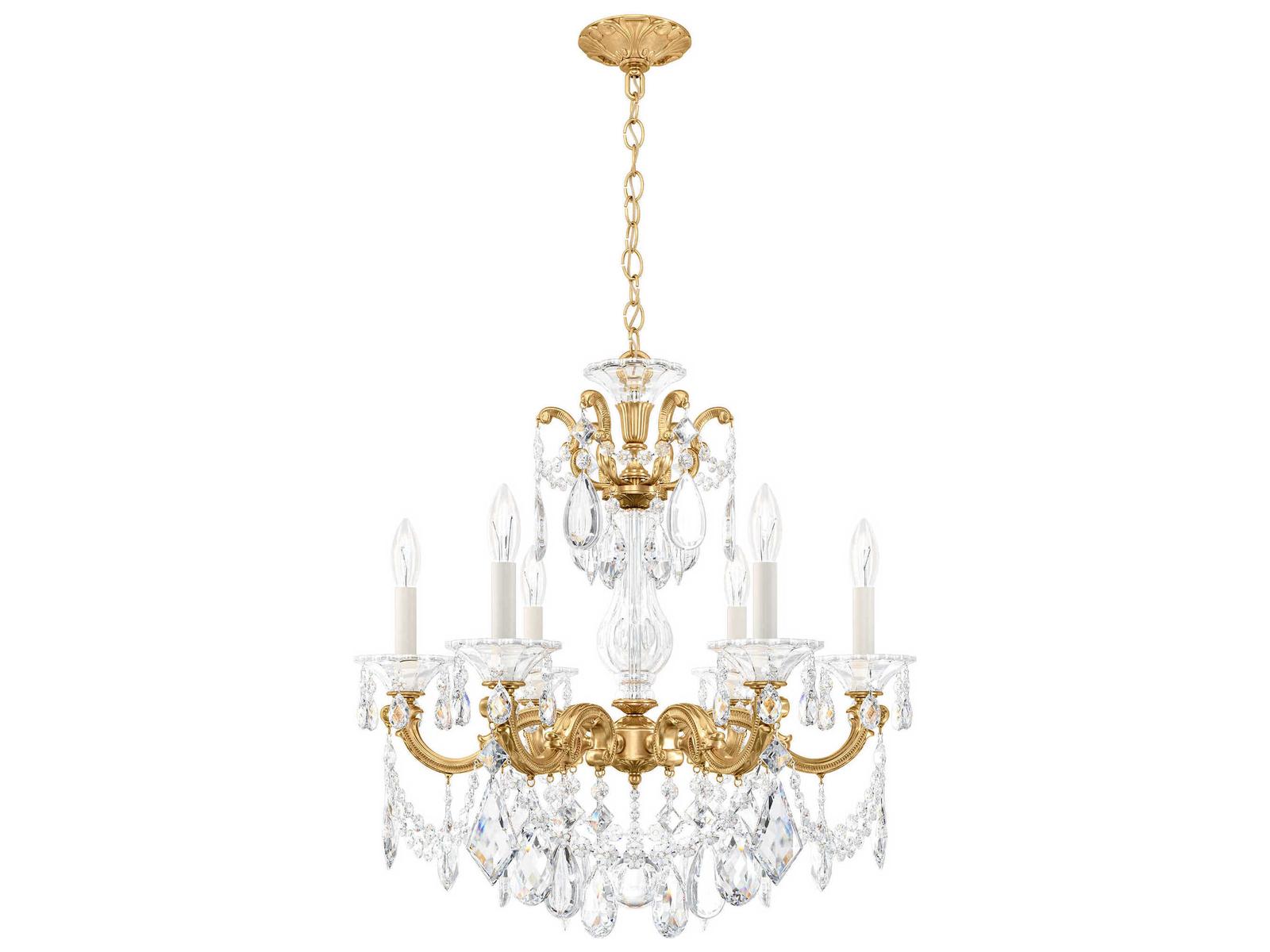 Schonbek 6-Light La Scala Crystal Chandelier