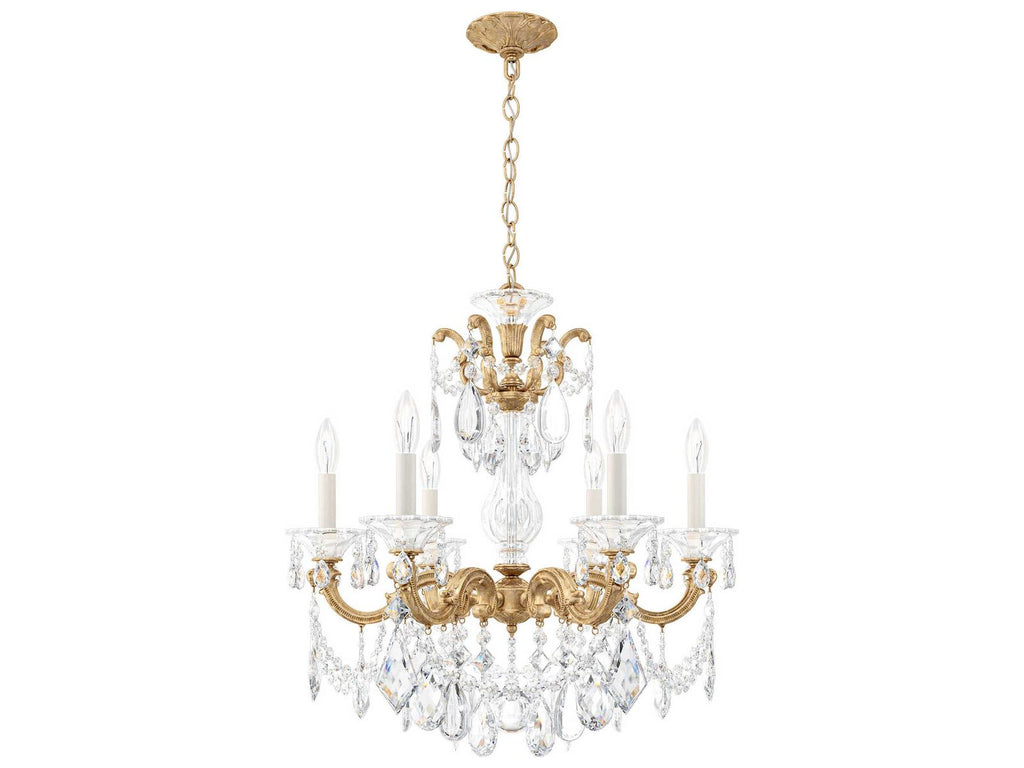 Schonbek 6-Light La Scala Crystal Chandelier