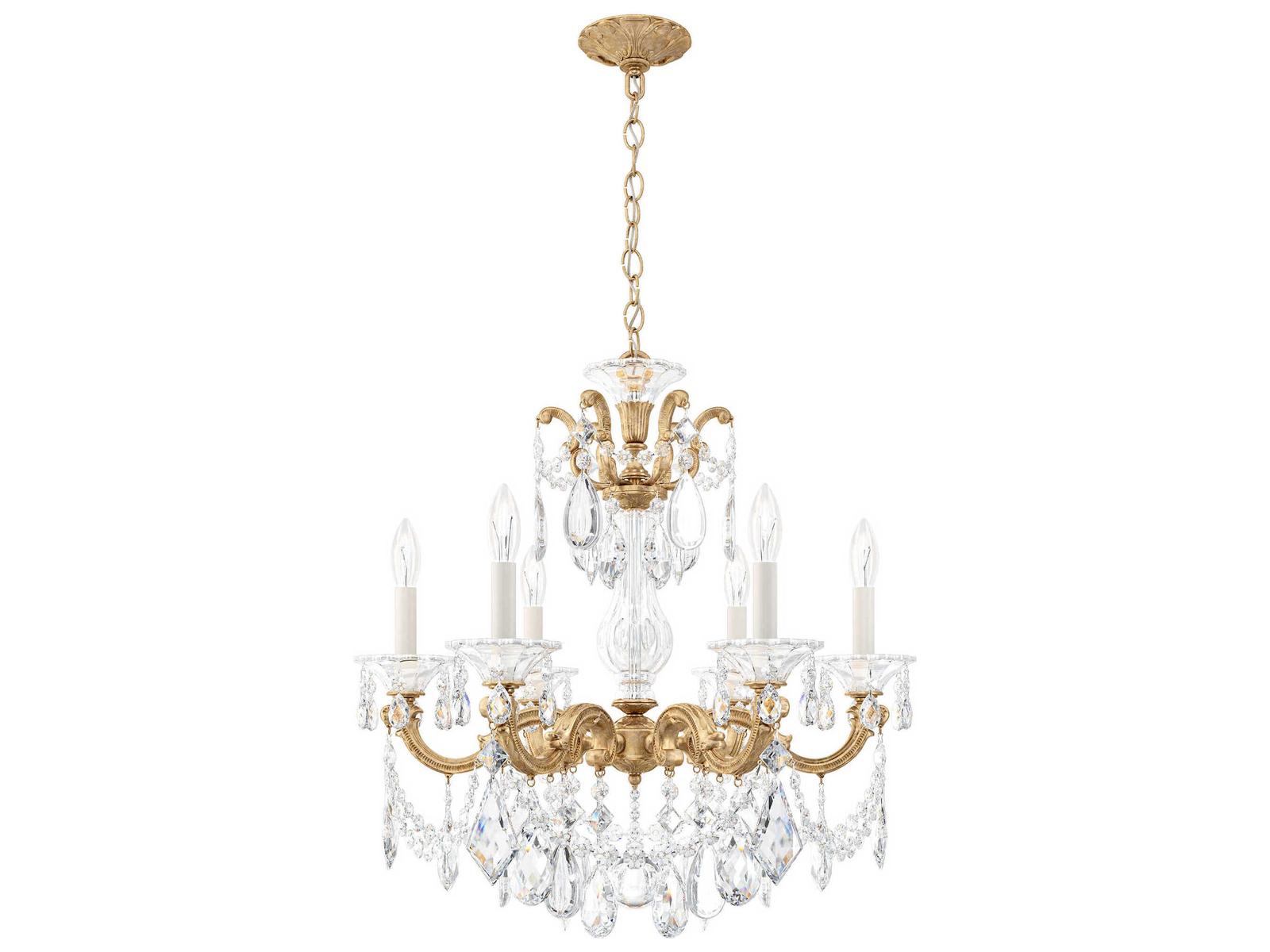 Schonbek 6-Light La Scala Crystal Chandelier