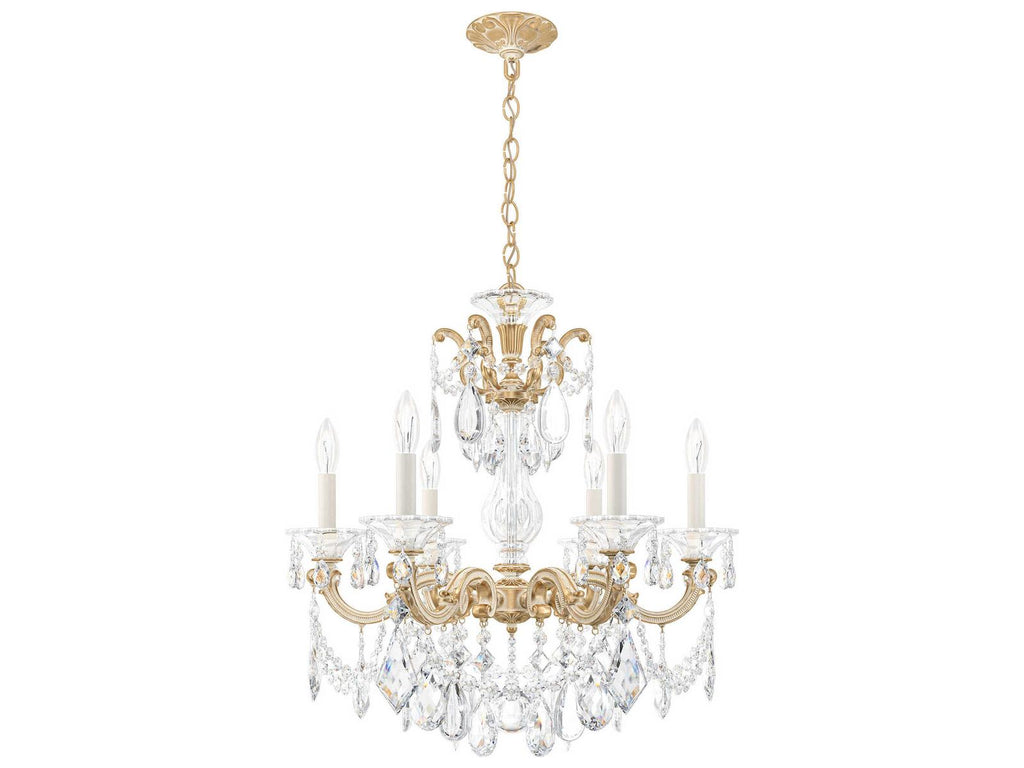 Schonbek 6-Light La Scala Crystal Chandelier