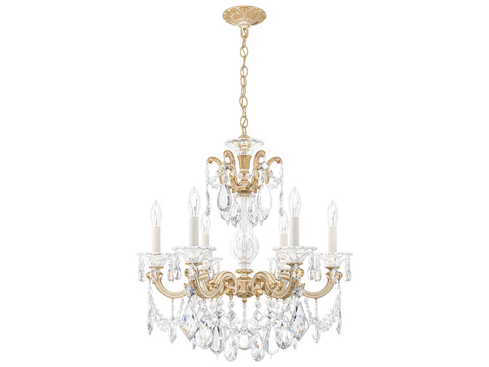 Schonbek 6-Light La Scala Crystal Chandelier