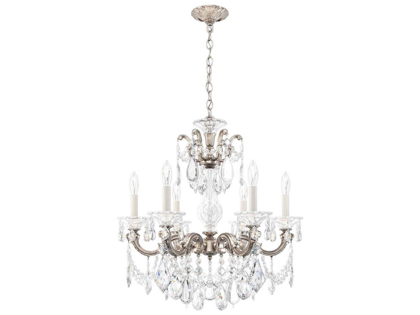 Schonbek 6-Light La Scala Crystal Chandelier