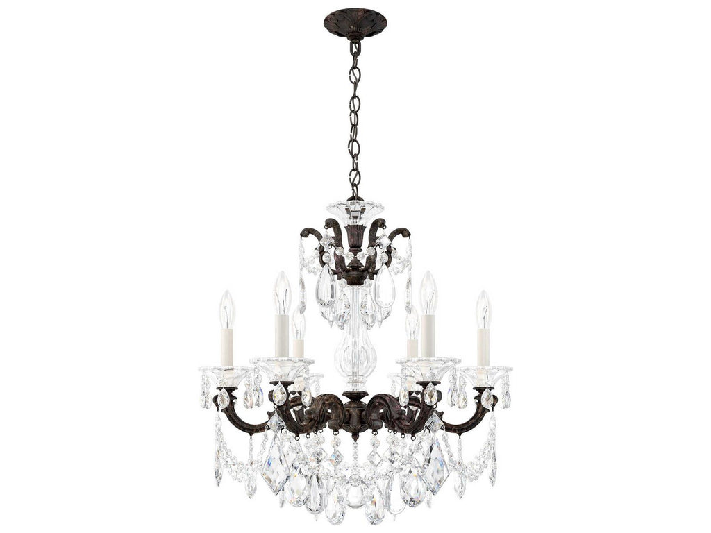 Schonbek 6-Light La Scala Crystal Chandelier