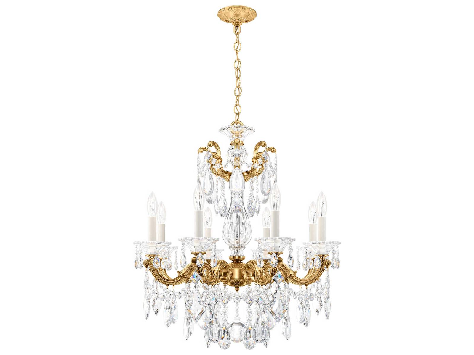 Schonbek La Scala 8-Light Candelabra Chandelier