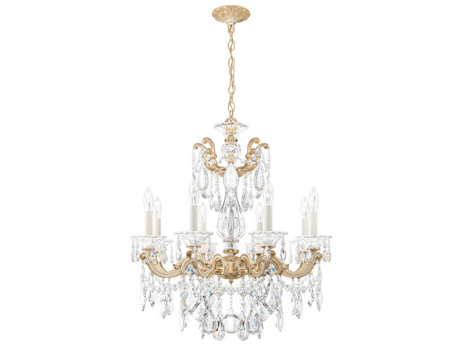 Schonbek La Scala 8-Light Candelabra Chandelier