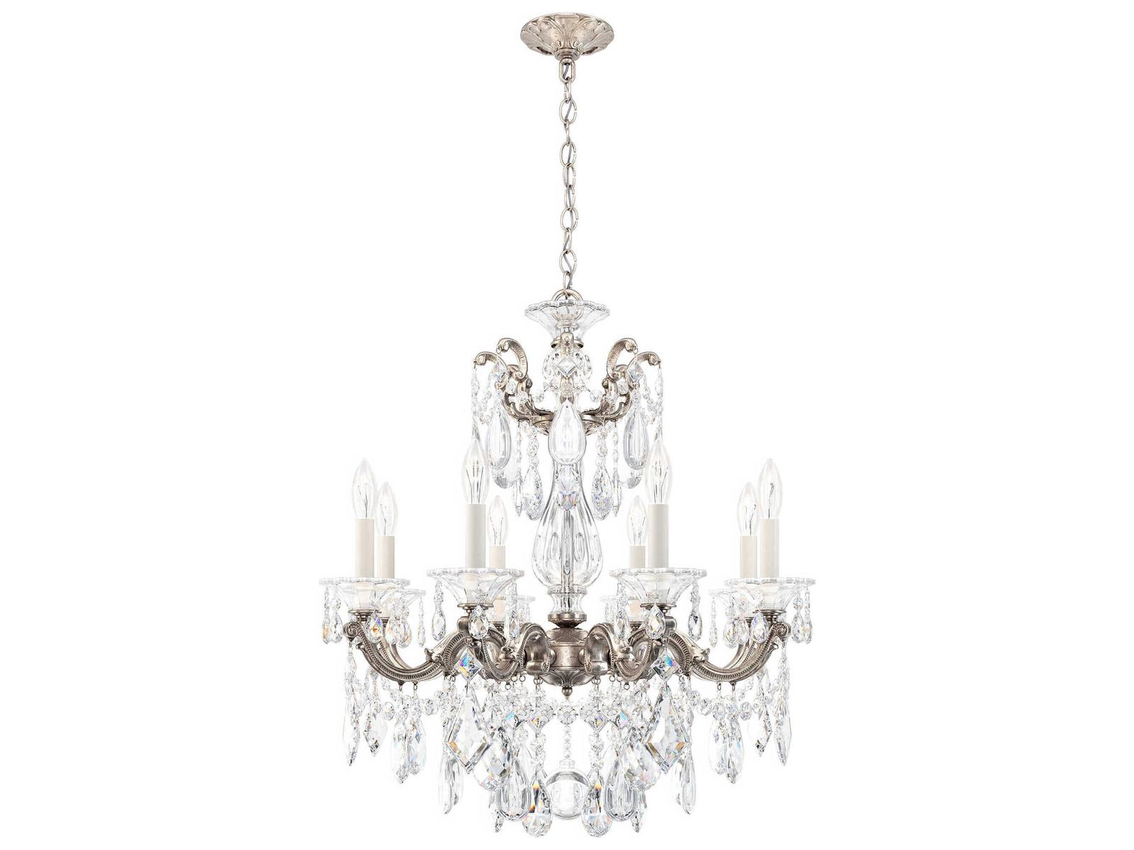 Schonbek La Scala 8-Light Candelabra Chandelier