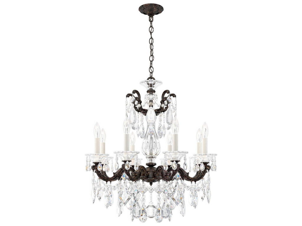 Schonbek La Scala 8-Light Candelabra Chandelier